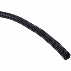 10mm OD Flexible Plastic Wiring Corrugated Bellow Tube Hose 5M