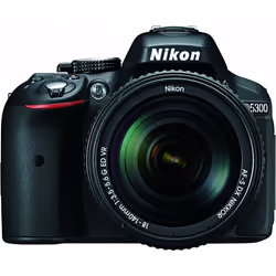 Nikon D5300 24.2 MP CMOS Digital SLR Camera with 18-140mm f/3.5-5.6G ED VR Auto Focus-S DX NIKKOR Zoom Lens (Black) Black w/  ...