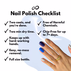 Eternal Nail Polish Set 4 Piece Kit: Long Lasting  Quick Dry and Cruelty Free. Made in USA - 0.46 Fluid Ounces Each (Santorini)