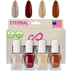 Eternal Nail Polish Set for Women (SIGNORINI) - Nail Polish Set for Girls - Long Lasting & Quick Dry Non Toxic Nail Polish Kit for Home DIY Manicure &