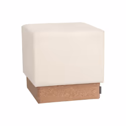 Seville Classics Cushioned Fabric Ottoman Hidden Storage Chest Footrest Chair Padded Seat for Bedroom Dorm Loft Living Ro ...