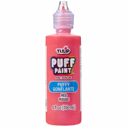 TULIP Dimensional Fabric Paint 17132 Dfpt 4Oz Puffy Red 4 Fl Oz (Pack of 1)