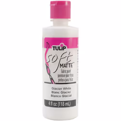 Tulip Soft Fabric Paint 4oz-Matte - Glacier White