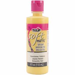 Tulip Soft Fabric Paint 4oz-Matte - Sunshine Yellow