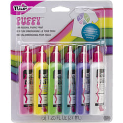 Tulip Dimensional Fabric Paints 1.25oz 6/Pkg-Puffy