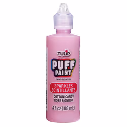 TULIP Puff Paint Sparkles Cotton Candy 4 Fl Oz (Pack of 1)