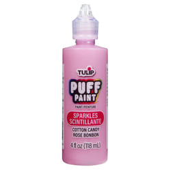 TULIP Puff Paint Sparkles Cotton Candy 4 Fl Oz (Pack of 1)