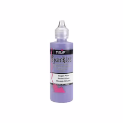 Tulip Dimensional Fabric Paint 4oz-Sparkles - Plum