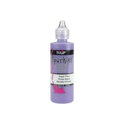 Tulip Dimensional Fabric Paint 4oz-Sparkles - Plum