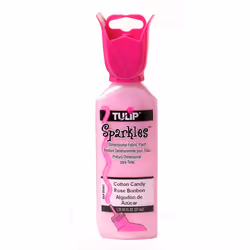 Tulip Dimensional Fabric Paint 114 OuncesSparklesCotton Candy