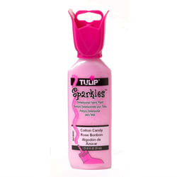 Tulip Dimensional Fabric Paint 114 OuncesSparklesCotton Candy