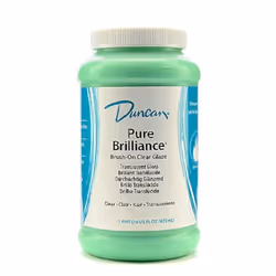Duncan Pure Brilliance Clear Glaze Brush-on Glaze 16 oz. jar