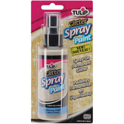 Tulip Fabric Spray Paint 4oz-Glistening Gold Glitter