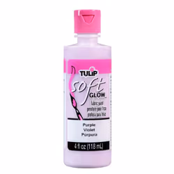 TULIP Soft Paint 29102 Sfp 4Oz Glow Purple 4.0 Fl Oz 4