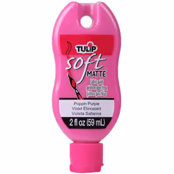 Tulip Soft Matte Fabric Paint 2oz-Poppin Purple