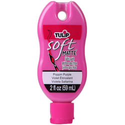 Tulip Soft Matte Fabric Paint 2oz-Poppin Purple