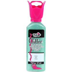Tulip Dimensional Fabric Paint 1.25oz-Glitter - Green