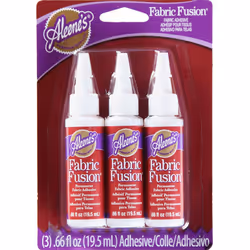 Aleene's Fabric Fusion Permanent Adhesive 3/Pkg-.66oz