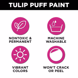 Tulip Dimensional Fabric Paint Slick White 4 Fl Oz Pack of 31