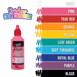 TULIP Dimensional Paint Kits 44889 Dfpt Multi 1.25Oz 10Pk Rainbow Color Collection  1.25 Fl Oz (Pack of 10)  As Detailed