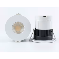 FEIT Twin Pack LED Fire-Rated Downlight with 3-Colour Temperatures White Bezel