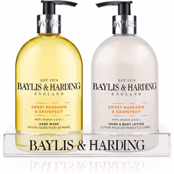 Baylis & Harding Sweet Mandarin & Grapefruit Hand Wash and Lotion Set