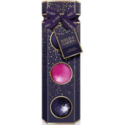 Baylis & Harding Mulberry Fizz Luxury Bath Bomb Fizzer Trio Gift Set