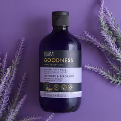 Vegan Luxury Bath Soak Body Wash Lavender & Bergamot Organic Baylis & Harding