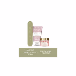 Royale Garden Rose, Poppy & Vanilla Luxury Manicure Gift Set (Pack of 1) - Vegan Friendly