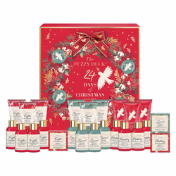The Fuzzy Duck Winter Wonderland Luxury Advent Calendar Gift Set - Vegan Friendly (Pack of 1)