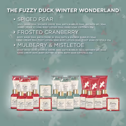 The Fuzzy Duck Winter Wonderland Luxury Advent Calendar Gift Set - Vegan Friendly (Pack of 1)