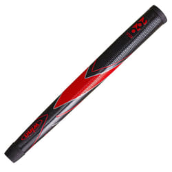 Winn Excel 2020-VSN Medallist Midsize Pistol Putter Golf Grip Red/Blac