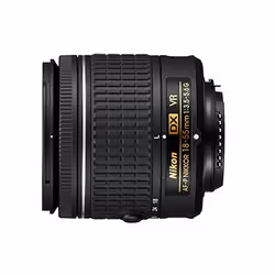 Nikon AF-P DX Nikkor 18-55 mm F/3.5-5.6G VR Camera Lenses, Black, Telephoto zoom lens, 12/9, 18 - 55 mm, Nikon DX, Auto focus