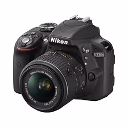 Nikon D3300 + AF-S DX NIKKOR 18-55mm SLR Camera Kit 24.2 MP CMOS 6000 x 4000 pixels Black - Additional view 4