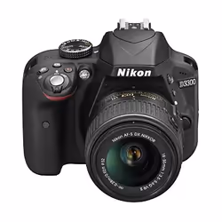 Nikon D3300 + AF-S DX NIKKOR 18-55mm SLR Camera Kit 24.2 MP CMOS 6000 x 4000 pixels Black - Additional view 5