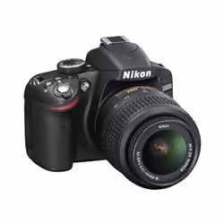 Nikon D3200 + AF-S DX NIKKOR 18-55mm SLR Camera Kit 24.2 MP CMOS 6016 x 4000 pixels Black - Additional view 4