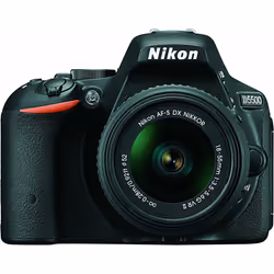 Nikon D5500 DX-format Digital SLR w/ 18-55mm VR II Kit (Black)