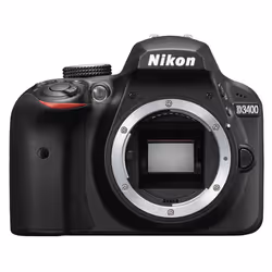 Nikon D3400 SLR Camera Body 24.2 MP CMOS 6000 x 4000 pixels Black
