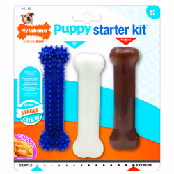 Nylabone Puppy Stages Chew Triple Pack Chicken Small