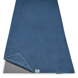 Stay Put Yoga Towel Mat Size Yoga Mat Towel (Fits Over Standard Size Yoga Mat - 68" L x 24" W), Lake