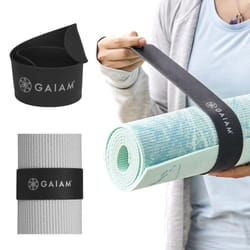 Yoga Mat Strap Slap Band - Keeps Your Mat Tightly Rolled and Secure with One Snap - Strong Clasp for Yoga Mat Storage and Travel - Fits Most Size Mats