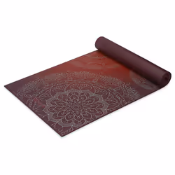 Gaiam Yoga Mat Premium Print Extra Thick Non Slip Exercise & Fitness Mat for All Types of Yoga Pilates & Floor Workouts Met ...