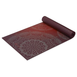 Gaiam Yoga Mat Premium Print Extra Thick Non Slip Exercise & Fitness Mat for All Types of Yoga  Pilates & Floor Workouts  Metallic Sunset  6mm