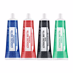 Dr. Bronners - All-One Toothpaste Variety Pack - Peppermint  Cinnamon  Anise  & Spearmint  70% Organic Ingredients  Natural & ...