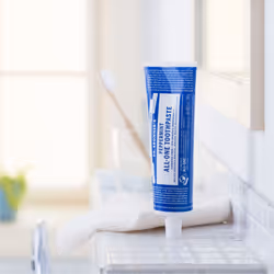 Dr. Bronners - All-One Toothpaste Variety Pack - Peppermint & Spearmint  70% Organic Ingredients  Fluoride-Free  Helps Freshen Breath  Vegan (5oz  2-P