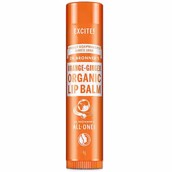 Dr. Bronner's Organic Lip Balm Orange-Ginger 4 g