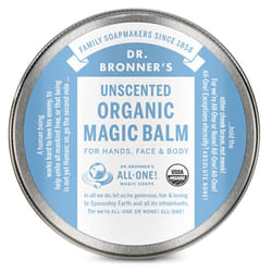 Dr. Bronner's - Organic Magic Balm (Baby Unscented  2 Ounce) - Made with Organic Beeswax & Hemp Oil  Moisturizes & Soothes Hands  Face and Body  Relie