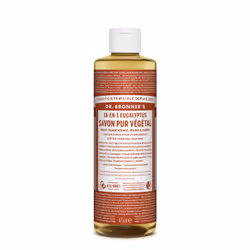 Dr.Bronner's 18-IN-1, Liquid soap, Cleansing, Aqua, Potassium Cocoate (Saponified Co¬conut Oil*‡), Potassium Palm Kernelate ( ...