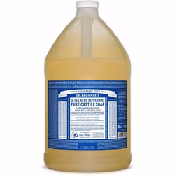 Dr.Bronner's PURE-CASTILE LIQUID SOAP, Skin, Liquid soap, Peppermint, Water, Organic Coconut Oil*, Potassium Hydroxide**, Org ...