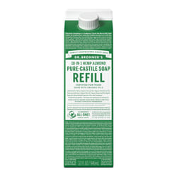 Dr. Bronner's - Pure-Castile Liquid Soap Refill  82% Less Plastic per Quart  Made with Organic Oils  18-in-1 Uses  For Face  Body  Hand Soap Refill  H